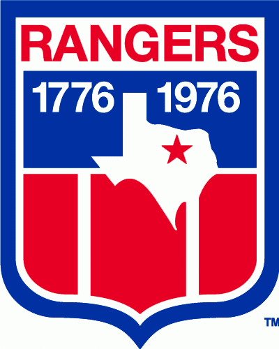 Texas Rangers 1976 Misc Logo iron on transfers for T-shirts